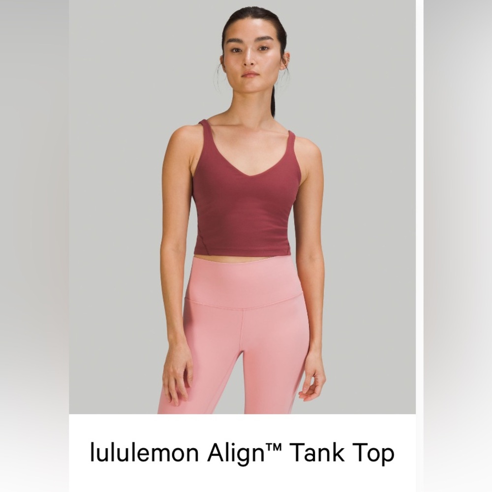 lululemon athletica Align Tank Top in mulled wine